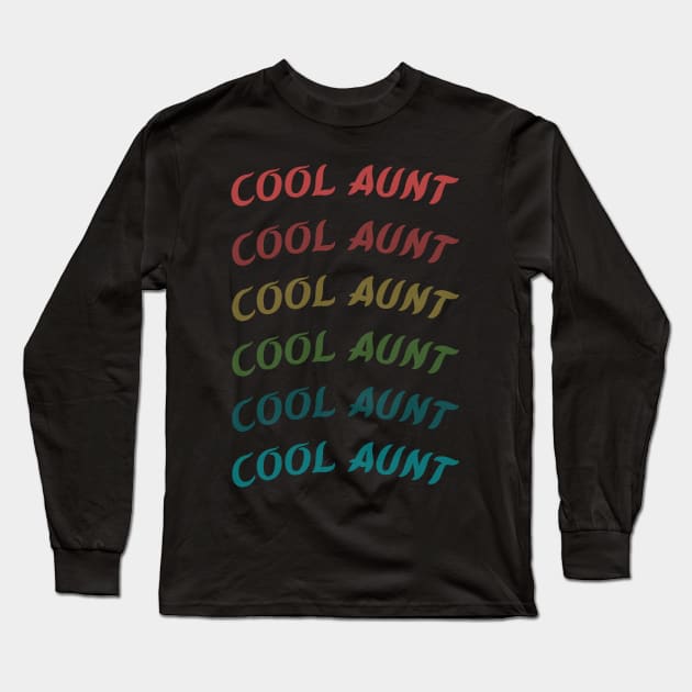 Cool aunt gift for aunt, new aunt gift, gift for her 2022 Long Sleeve T-Shirt by Maroon55